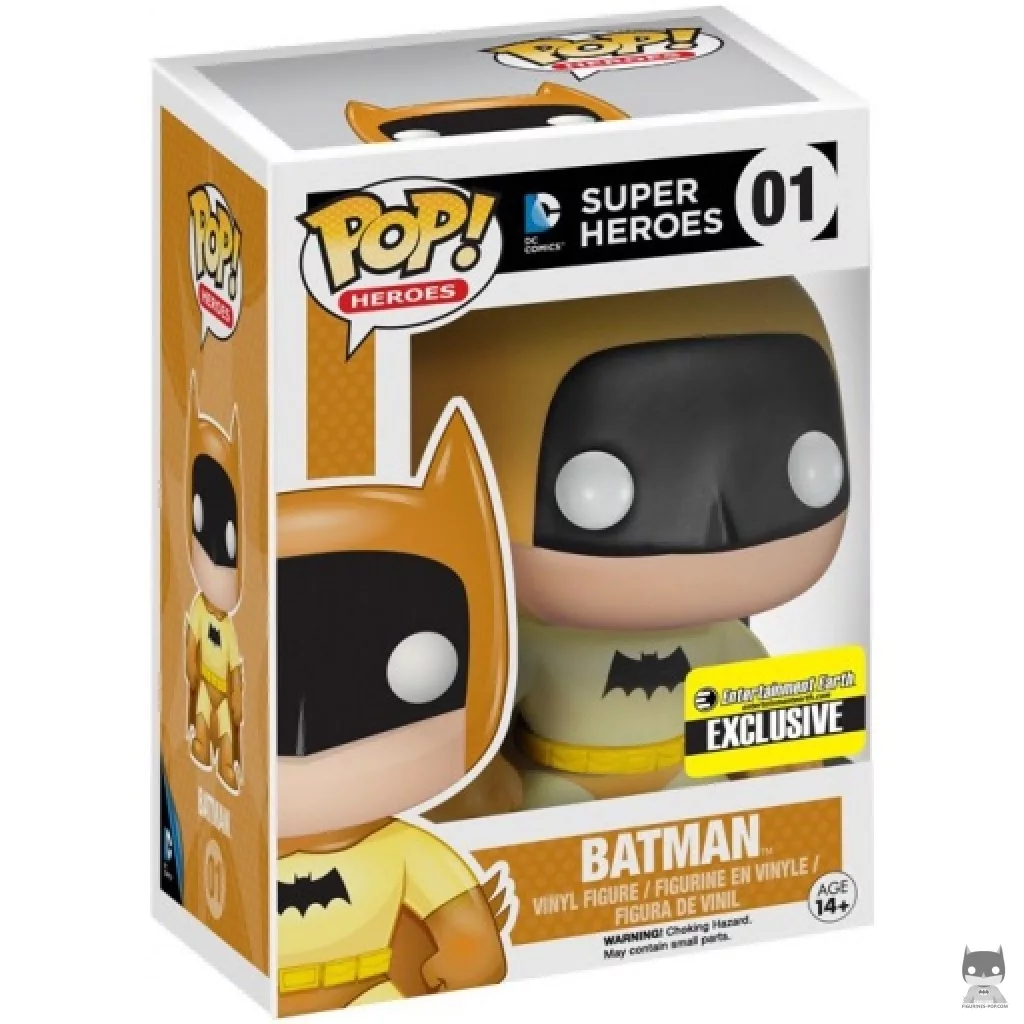 Figurine Funko POP Batman (Jaune) avec boîte