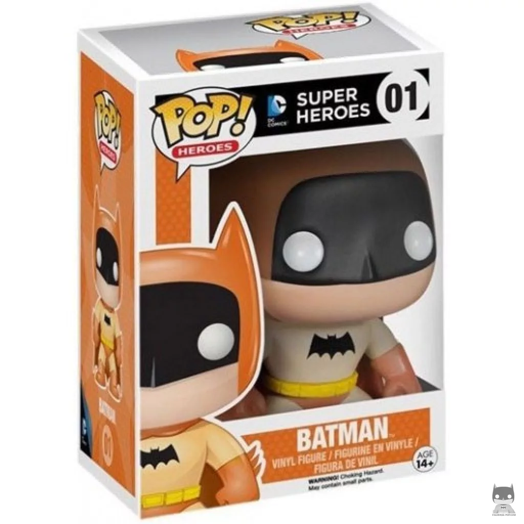 Figurine Funko POP Batman (Orange) avec boîte