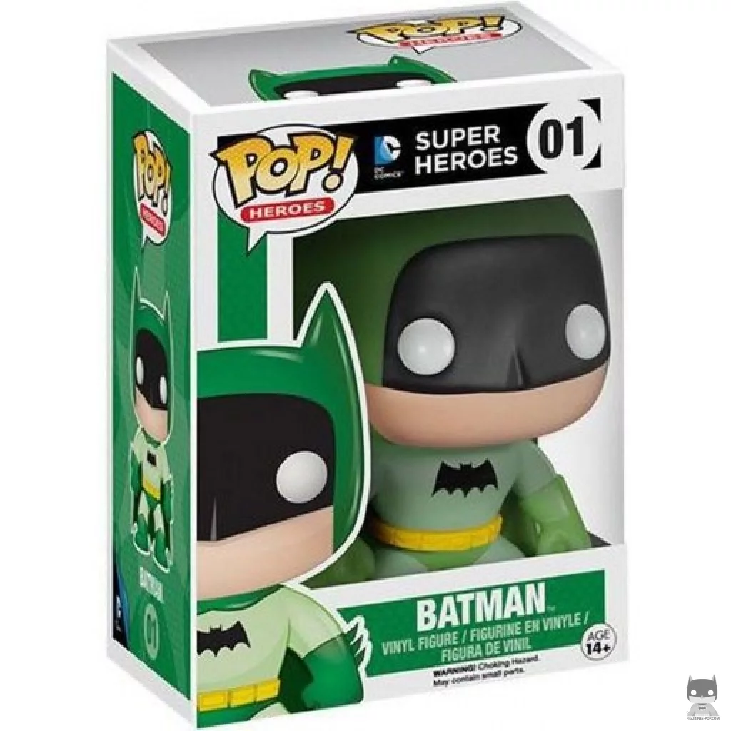 Figurine Funko POP Batman (Vert) avec boîte