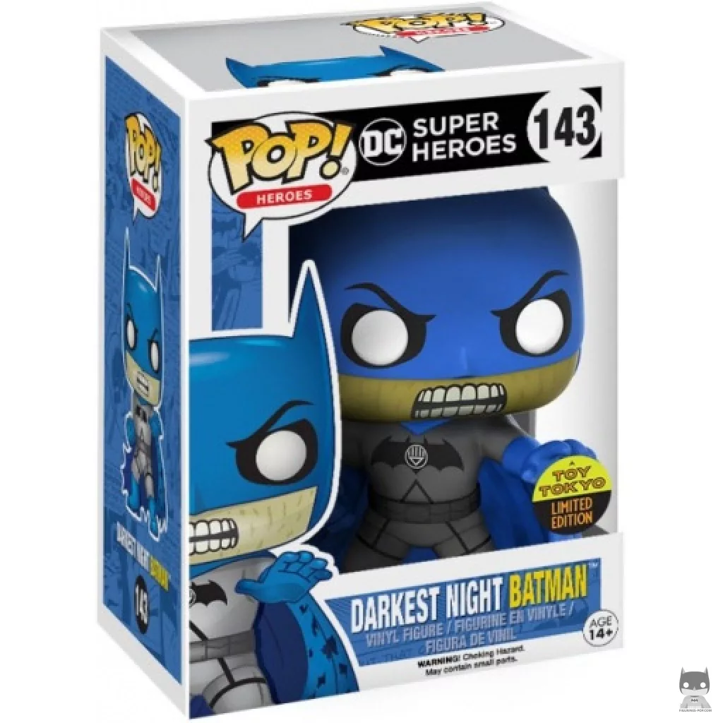Figurine Funko POP Darkest Night Batman avec boîte