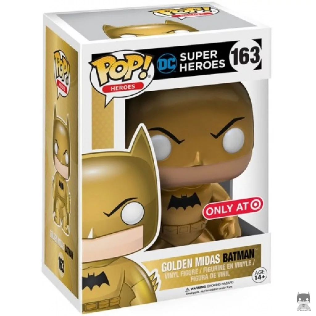 Figurine Funko POP Batman Golden Midas avec boîte