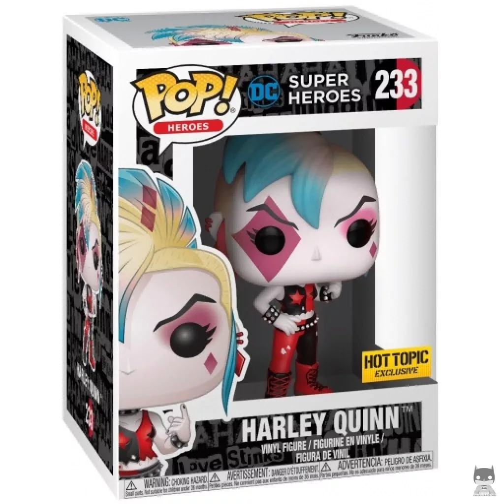 Figurine Funko POP Harley Quinn Punk Rock avec boîte