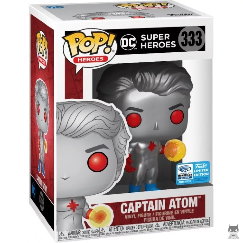 Figurine Funko POP Captain Atom avec boîte