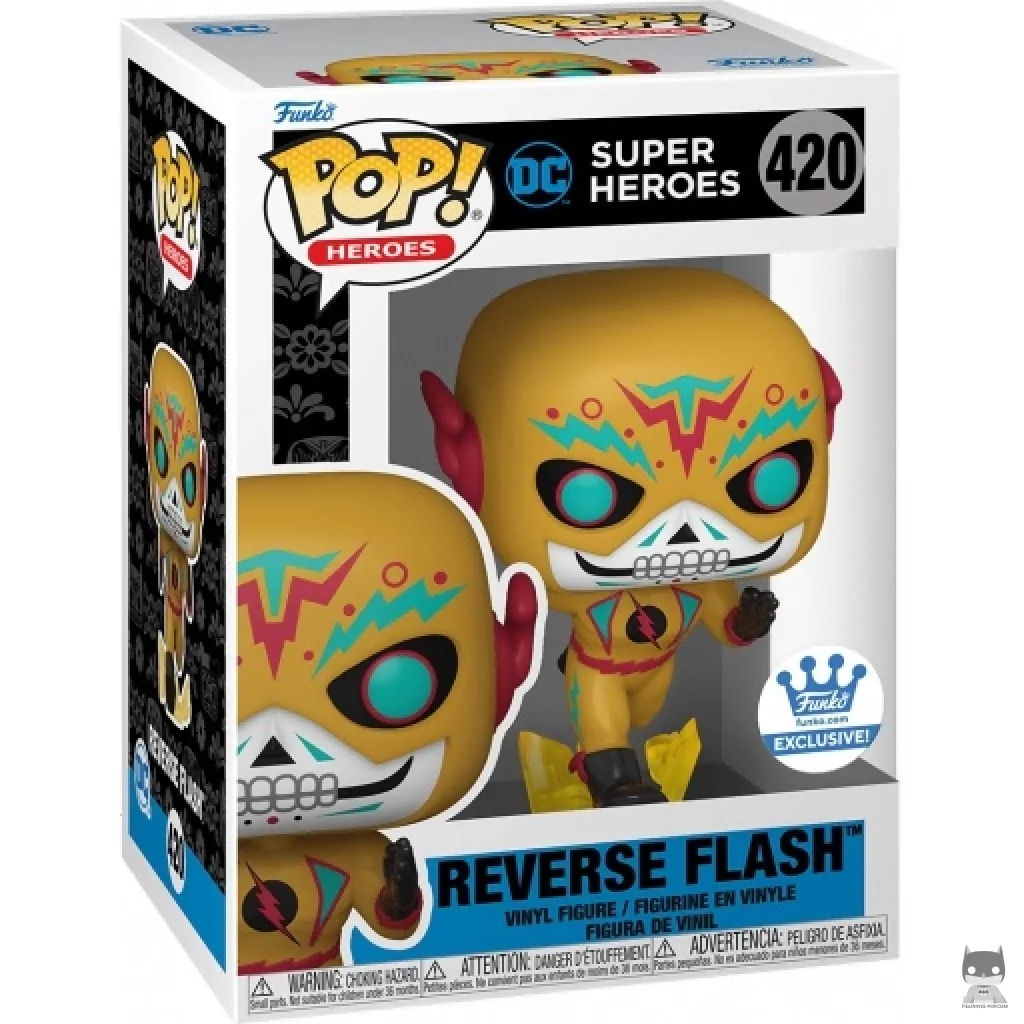 Figurine Funko POP Reverse Flash (Dia de los DC) avec boîte