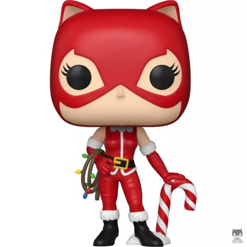 Figurine Funko POP Catwoman avec Canne à Sucre (Noël) (DC Super Heroes)