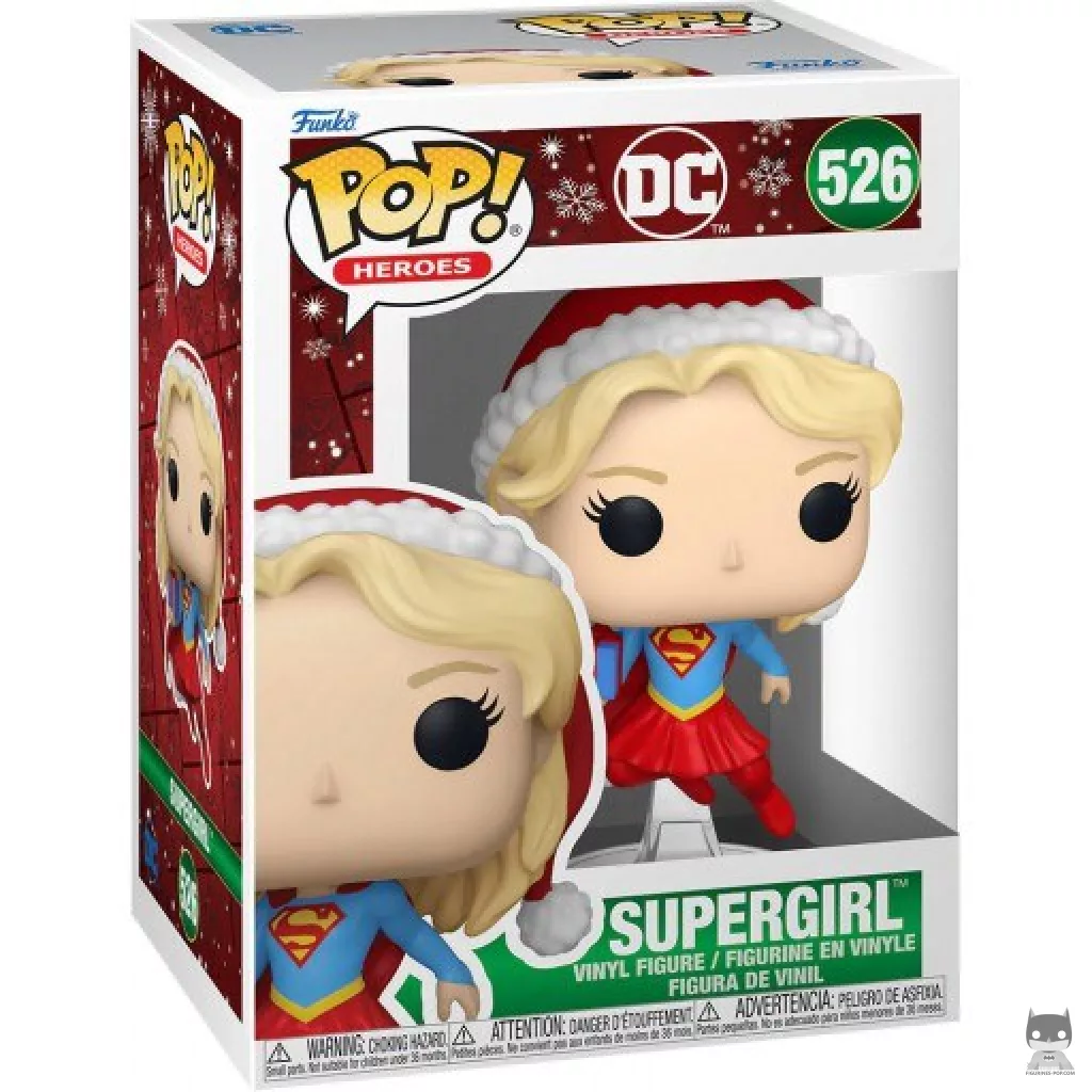 Figurine Funko POP Supergirl avec Cadeau (Noël) avec boîte