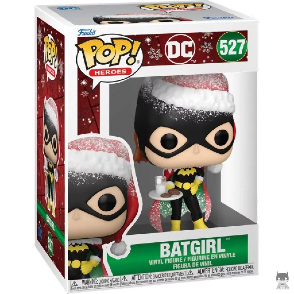 Figurine Funko POP Batgirl avec Cookies & Lait (Noël) avec boîte