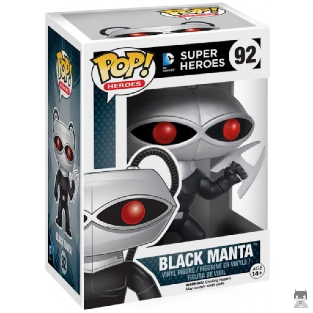 Figurine Funko POP Black Manta avec boîte