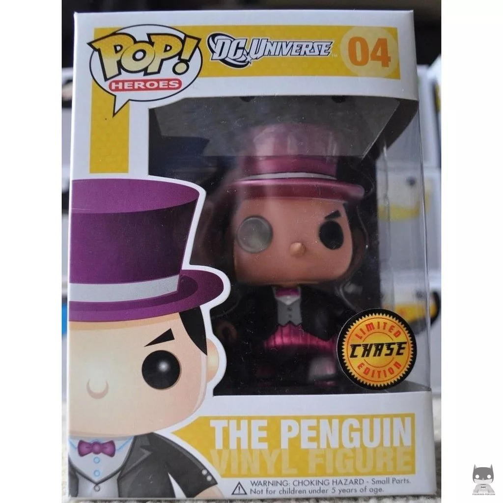 Figurine Funko POP Le Pingouin (Metallic) avec boîte