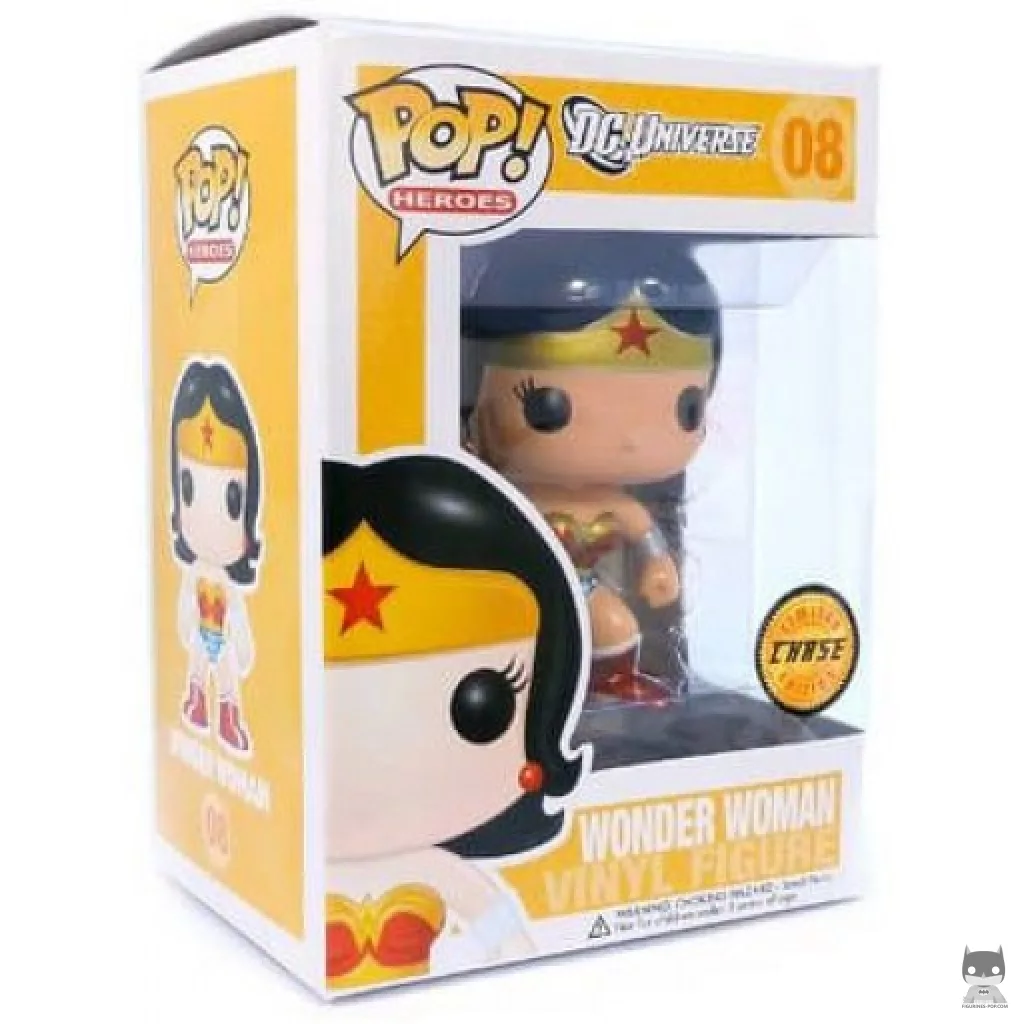 Figurine Funko POP Wonder Woman (Chase) avec boîte