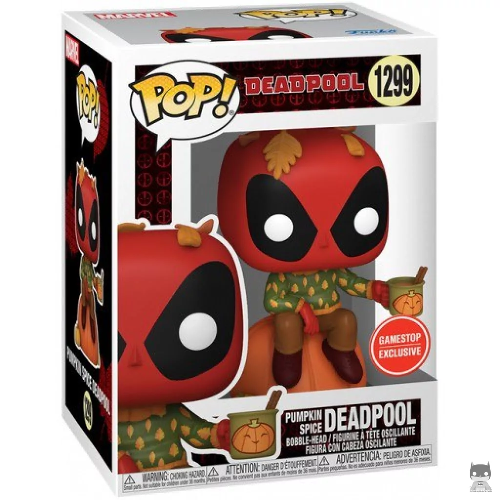 Figurine Funko POP Deadpool Citrouille avec boîte