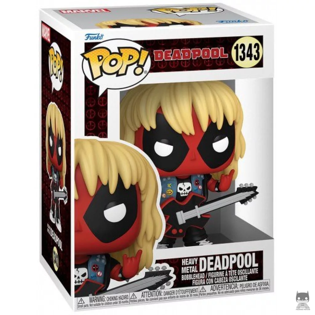 Figurine Funko POP Deadpool Heavy Metal avec boîte