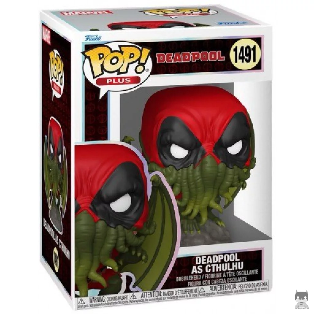 Figurine Funko POP Deadpool en Cthulhu avec boîte