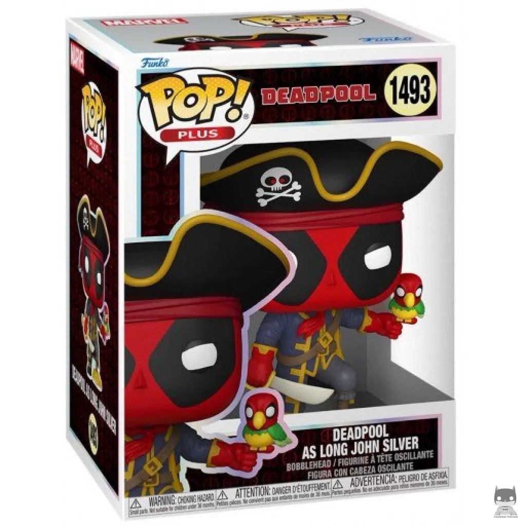 Figurine Funko POP Deadpool en Long John Silver avec boîte