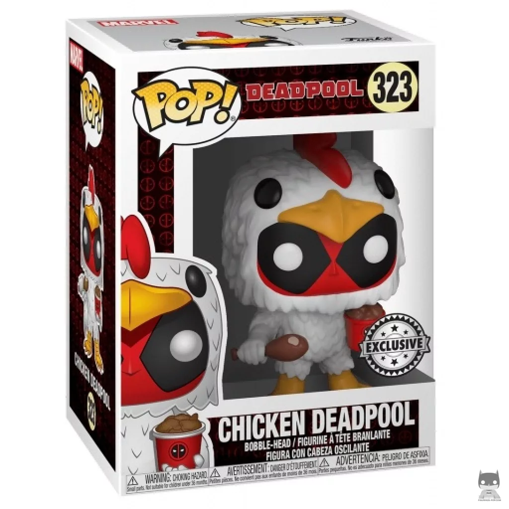 Figurine Funko POP Deadpool en Poulet avec boîte