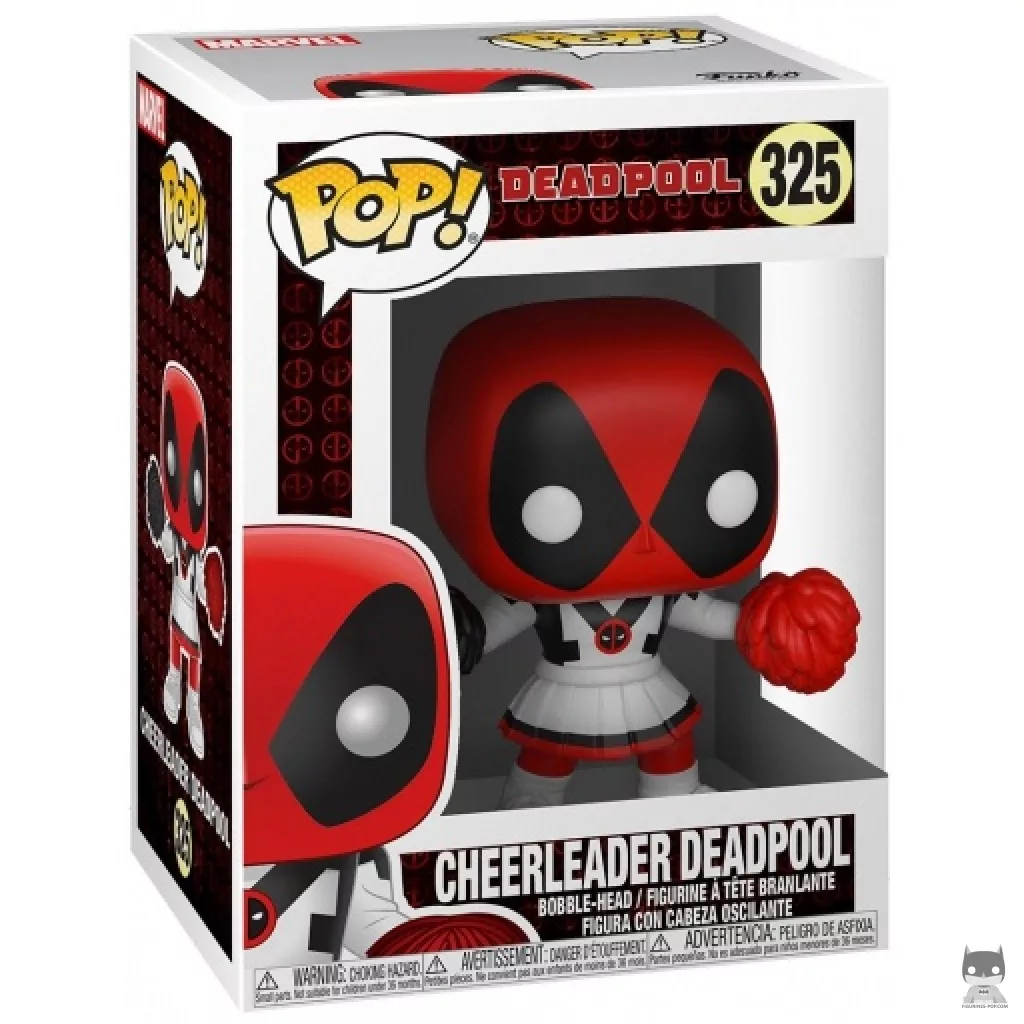 Figurine Funko POP Deadpool Pom-Pom avec boîte