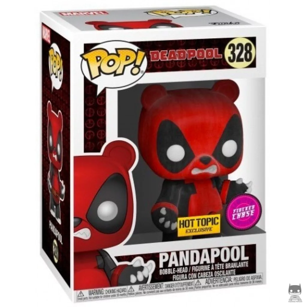 Figurine Funko POP Pandapool (Flocked) (Chase) avec boîte