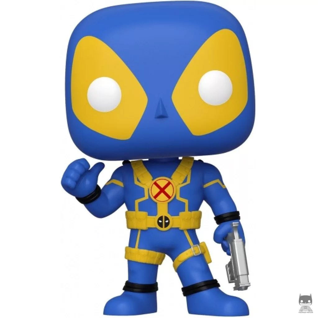 Figurine Funko POP Deadpool (Bleu & Jaune) (Supersized) (Deadpool)
