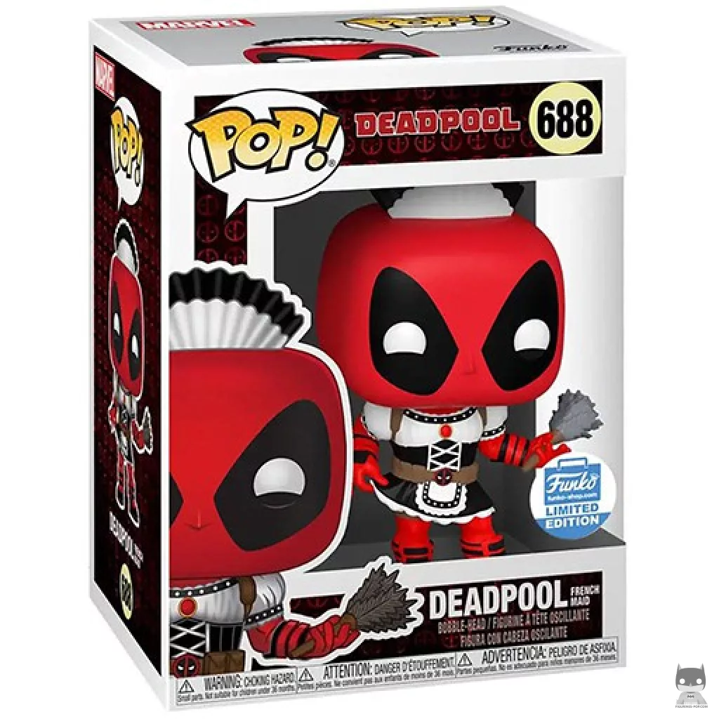 Figurine Funko POP Deadpool Domestique avec boîte