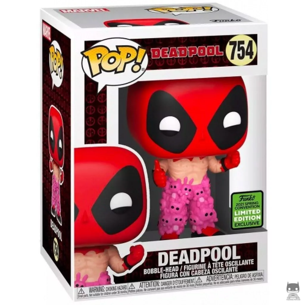 Figurine Funko POP Deadpool avec Pantalon Peluches avec boîte