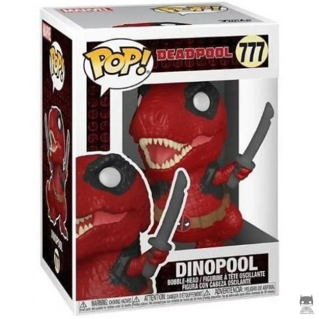 Figurine Funko POP Dinopool avec boîte