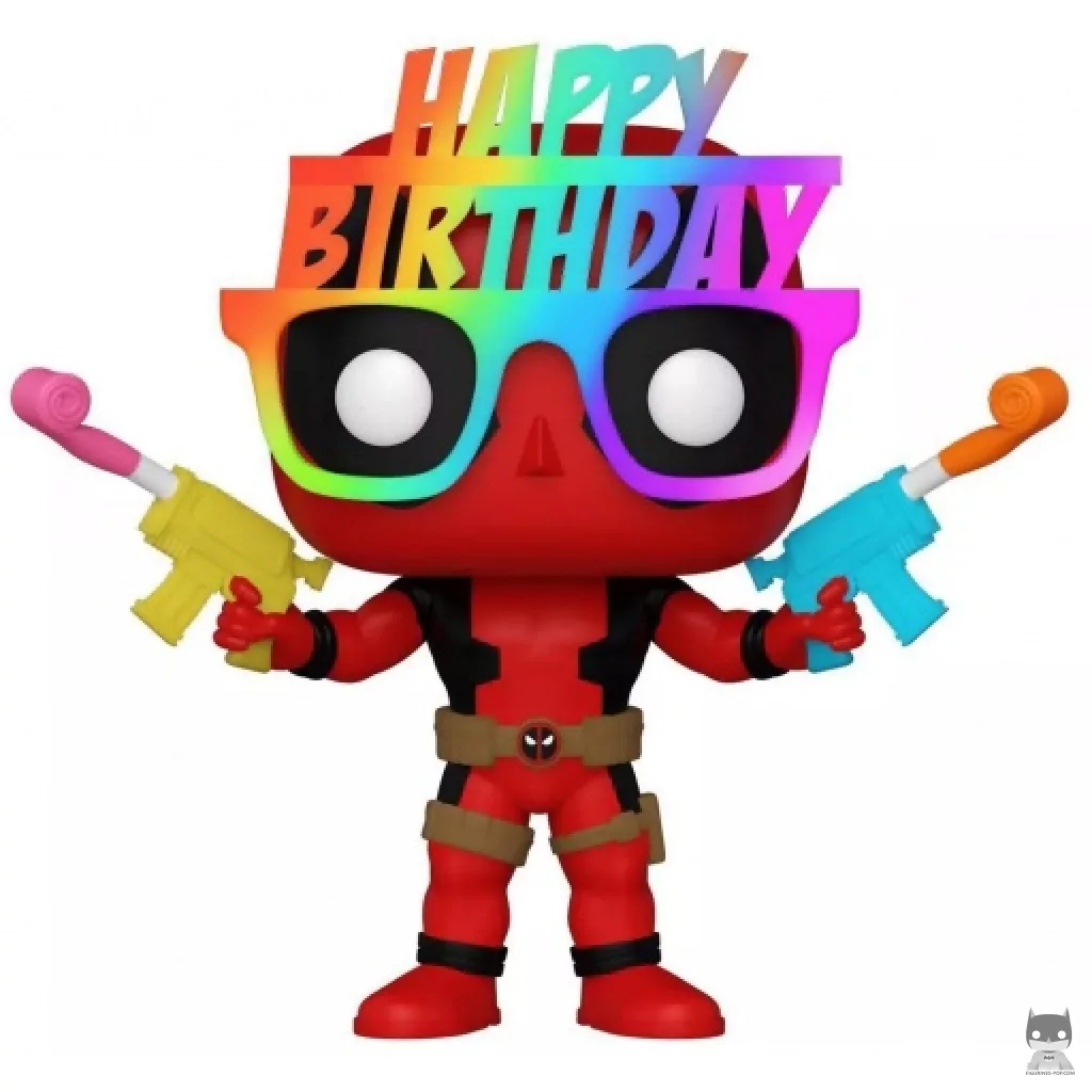 Figurine Funko POP Deadpool Lunettes d'Anniversaire (Deadpool)