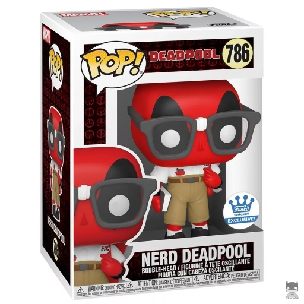Figurine Funko POP Deadpool Intello avec boîte
