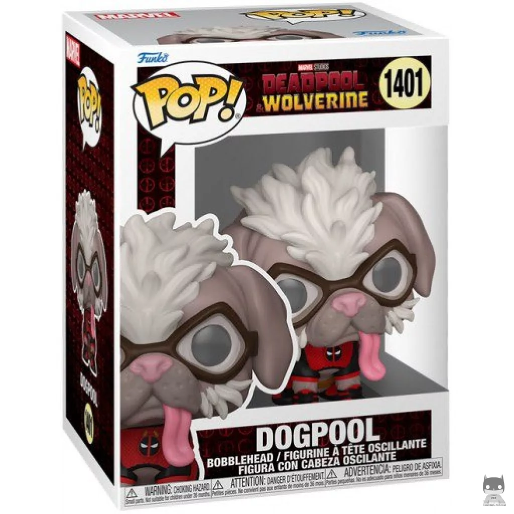 Figurine Funko POP Dogpool avec boîte