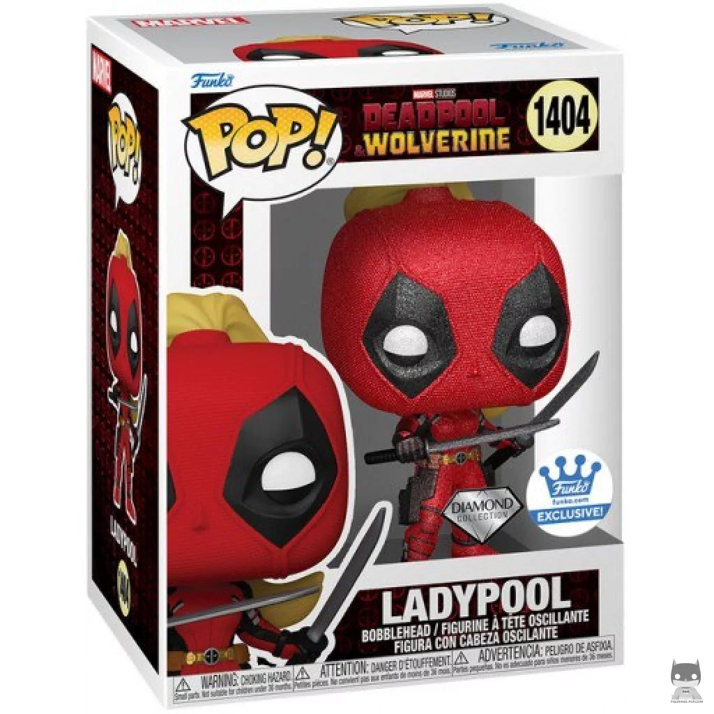 Figurine Funko POP Ladypool (Diamond Glitter) avec boîte