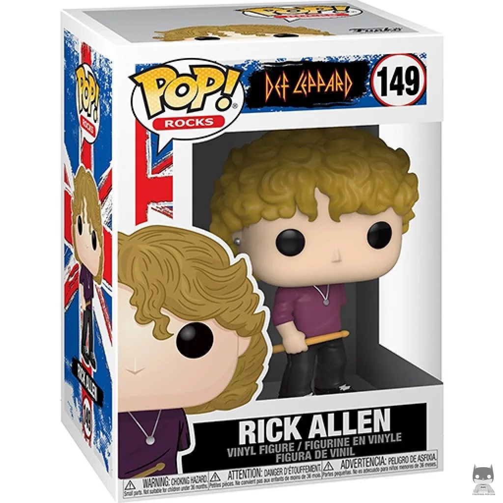 Figurine Funko POP Rick Allen avec boîte