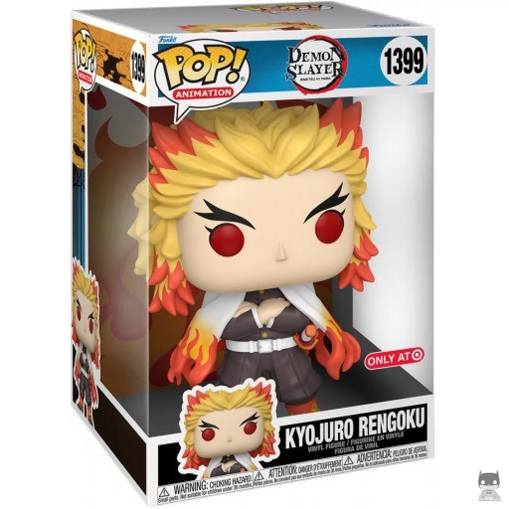 Figurine Funko POP Kyojuro Rengoku (Supersized) avec boîte