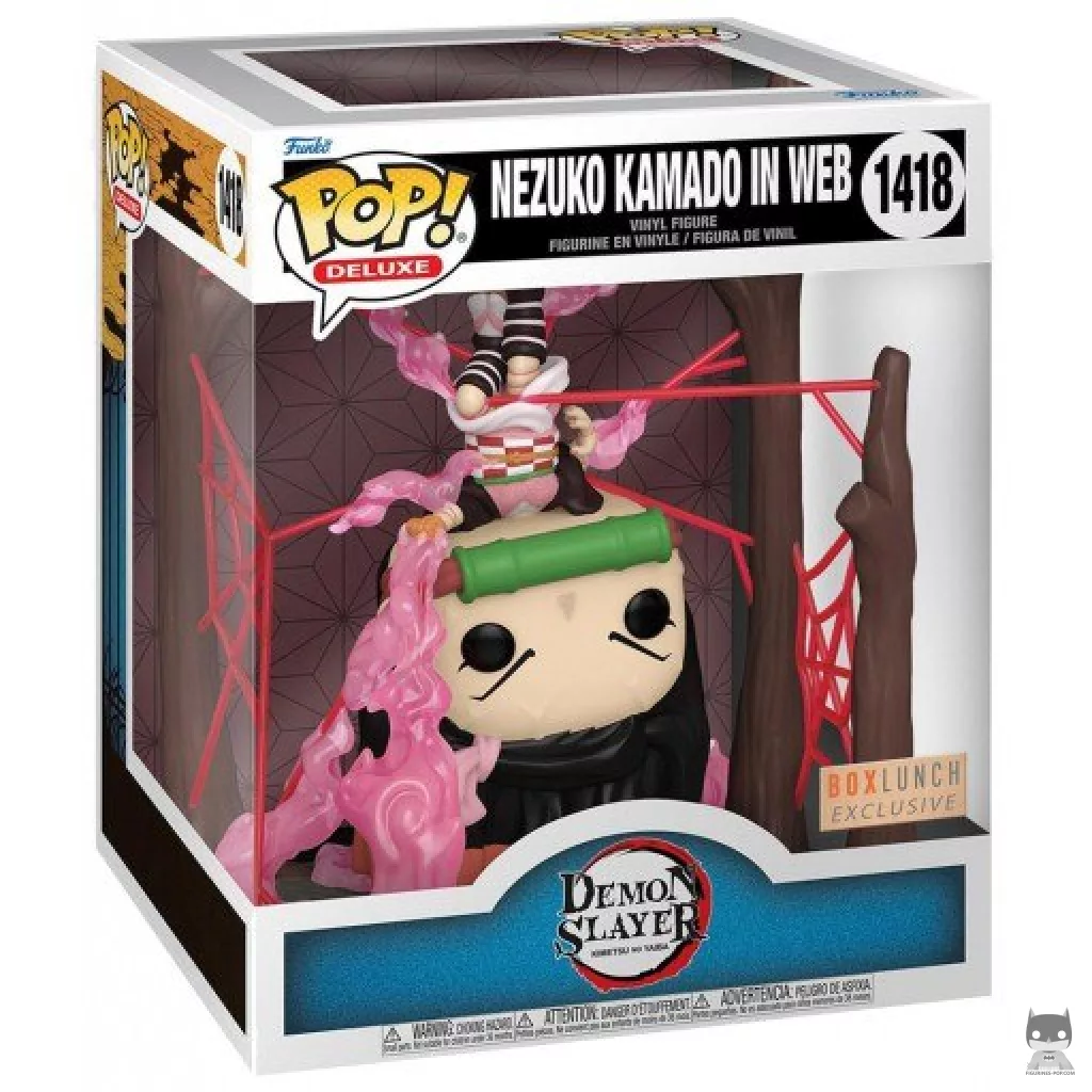 Figurine Funko POP Nezuko dans Toiles d'Araignées (Glow in the Dark) avec boîte