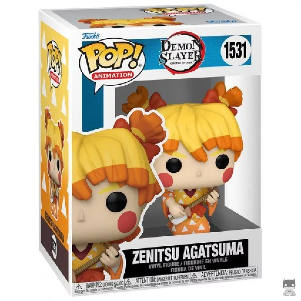 Figurine Funko POP Zenitsu Agatsuma avec boîte