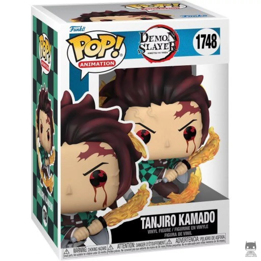 Figurine Funko POP Tanjiro Kamado avec boîte