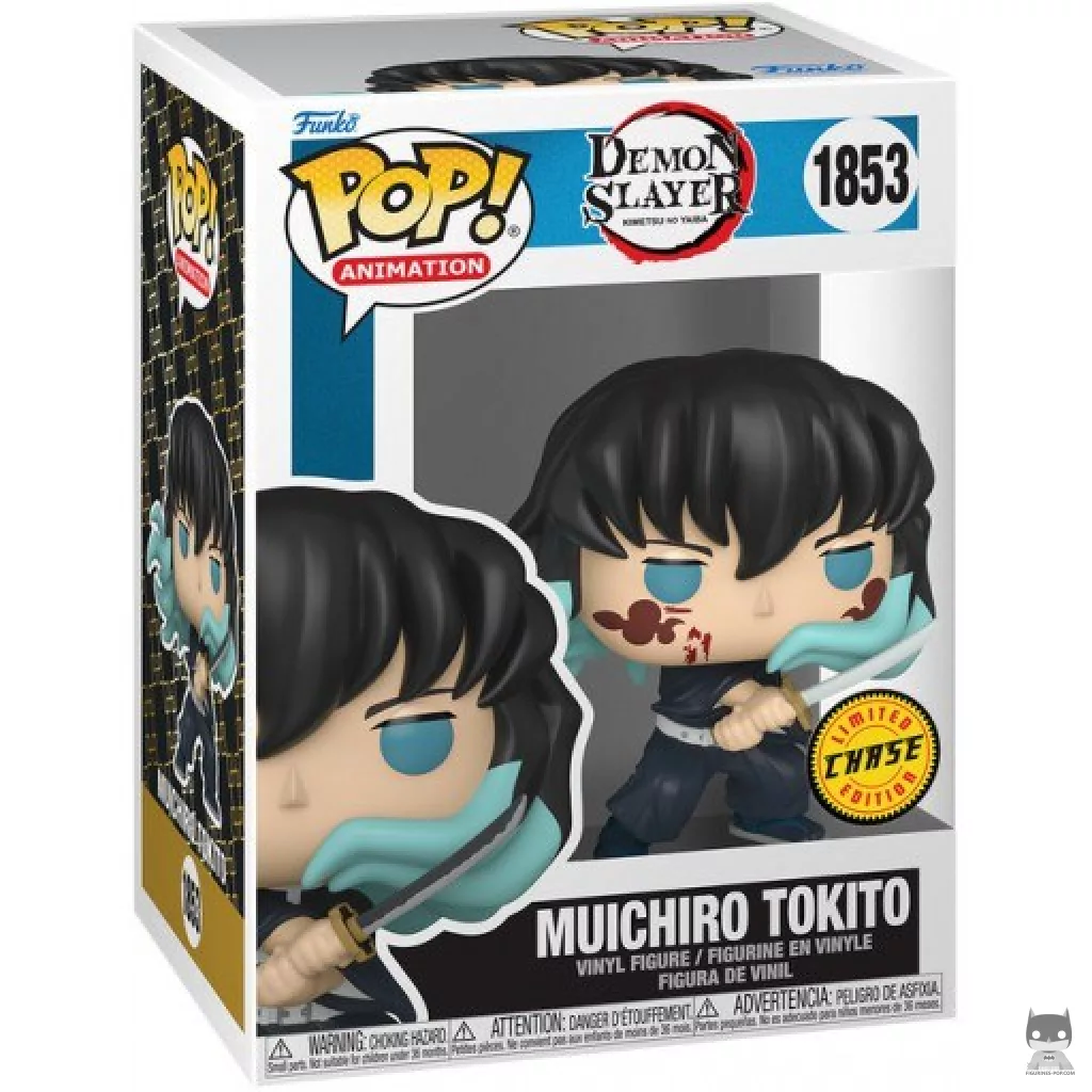 Figurine Funko POP Muichiro Tokito (Chase & Bloody) avec boîte