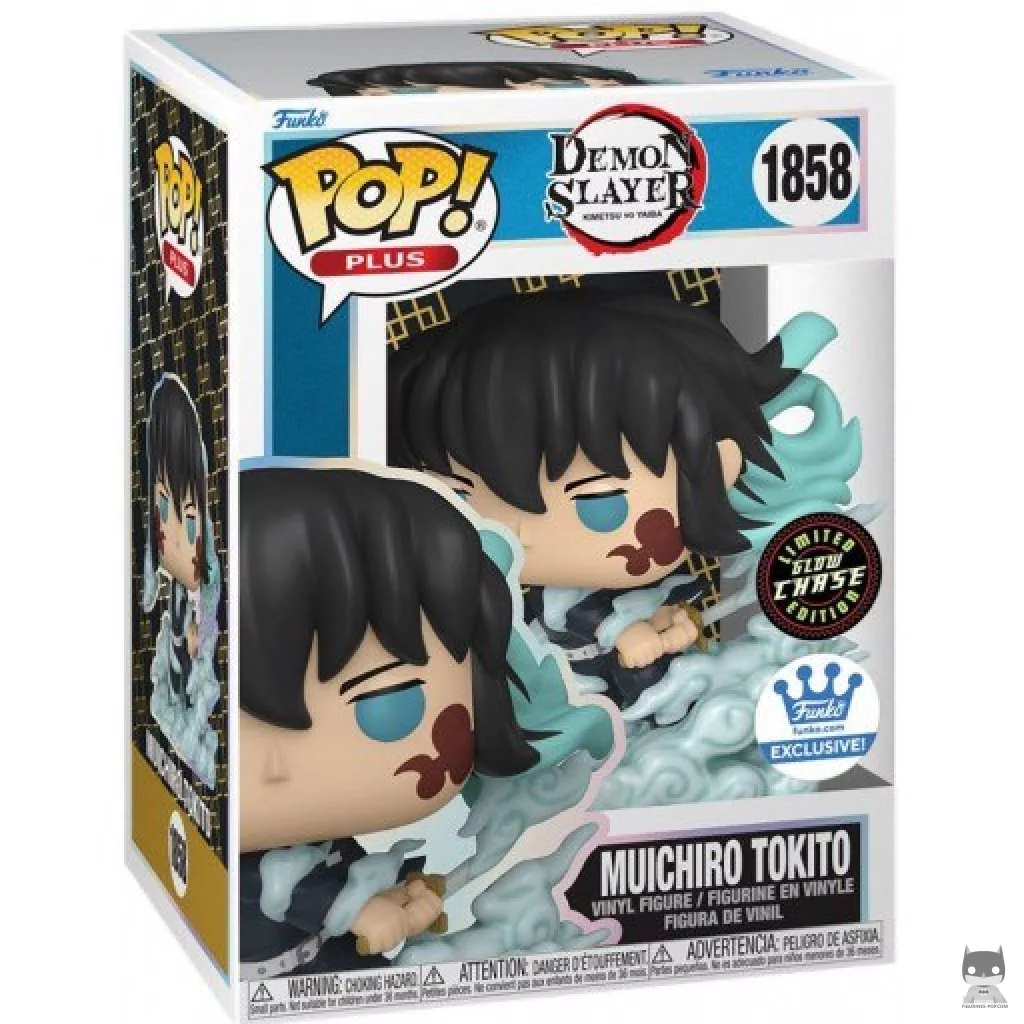 Figurine Funko POP Muichiro Tokito (Chase & Glow in the Dark) avec boîte