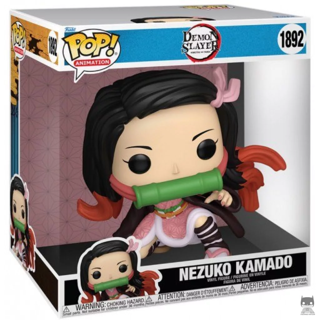 Figurine Funko POP Nezuko Kamado (SuperSized) avec boîte