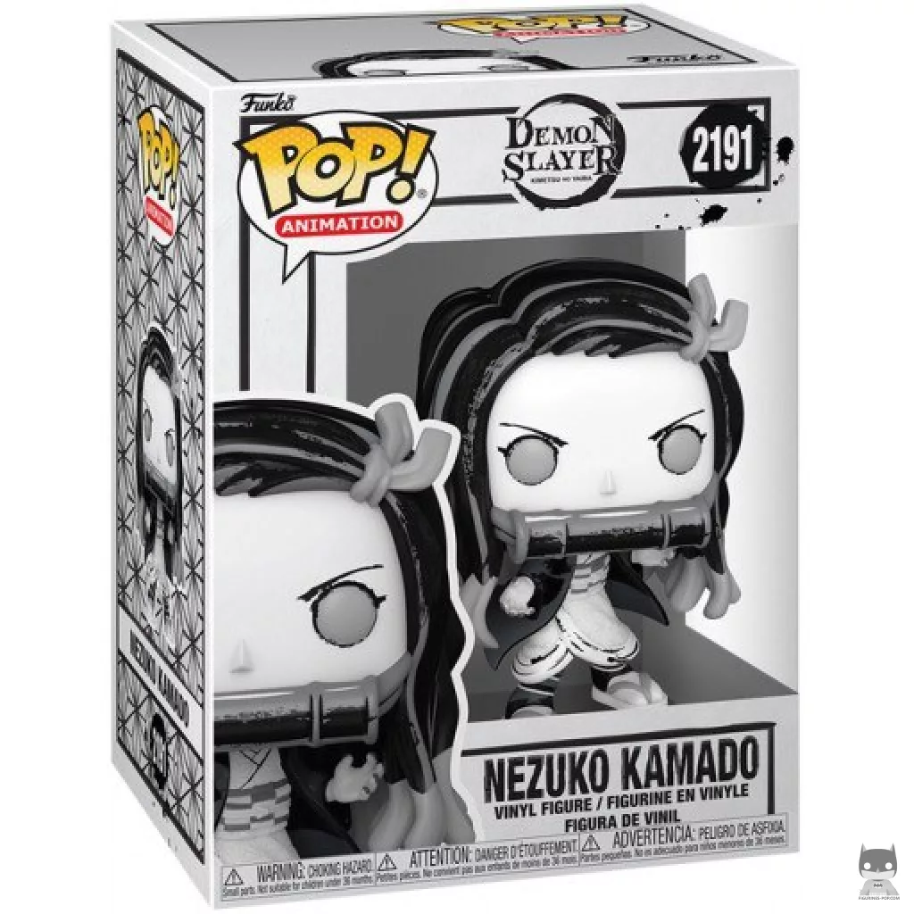 Figurine Funko POP Nezuko Kamado (Sumi-Ink) avec boîte