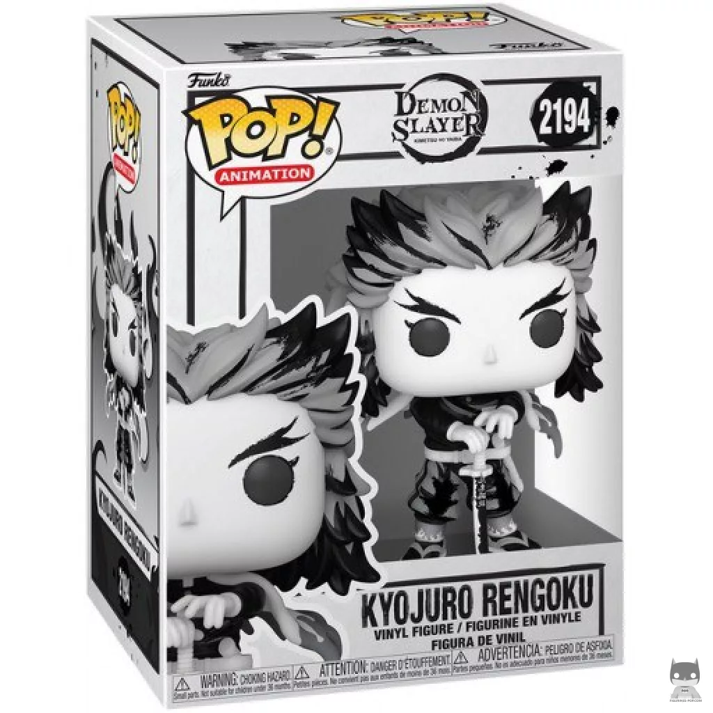 Figurine Funko POP Kyojuro Rengoku (Sumi-Ink) avec boîte