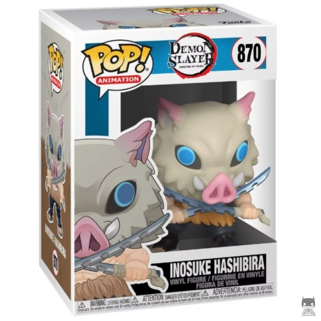 Figurine Funko POP Inosuke Hashibira avec boîte
