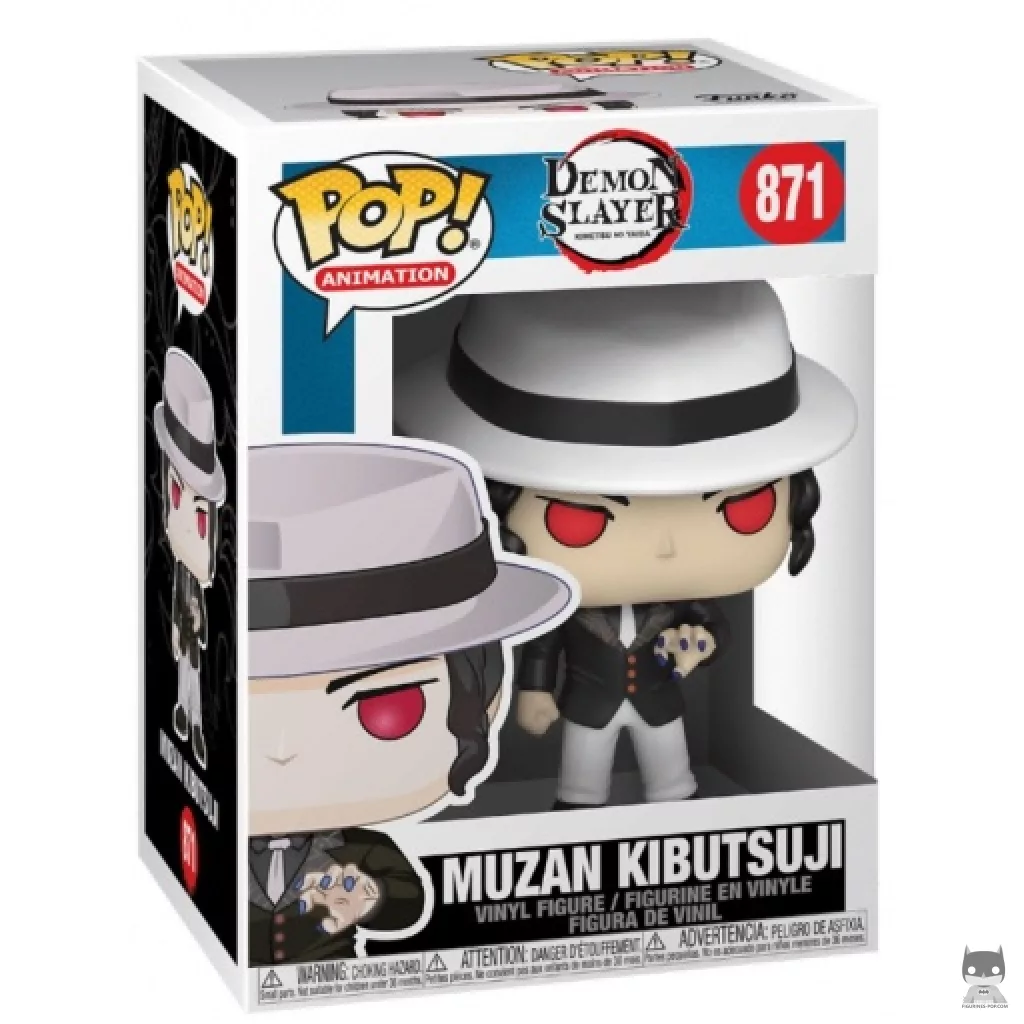 Figurine Funko POP Muzan Kibutsuji avec boîte