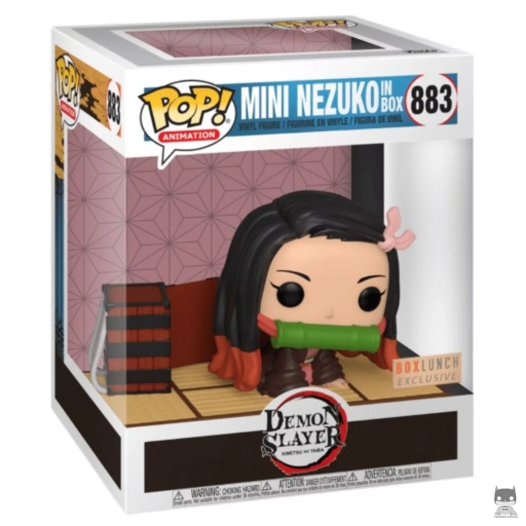 Figurine Funko POP Mini Nezuko dans la boîte avec boîte