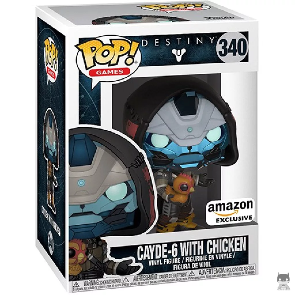 Figurine Funko POP Cayde-6 avec Poulet avec boîte