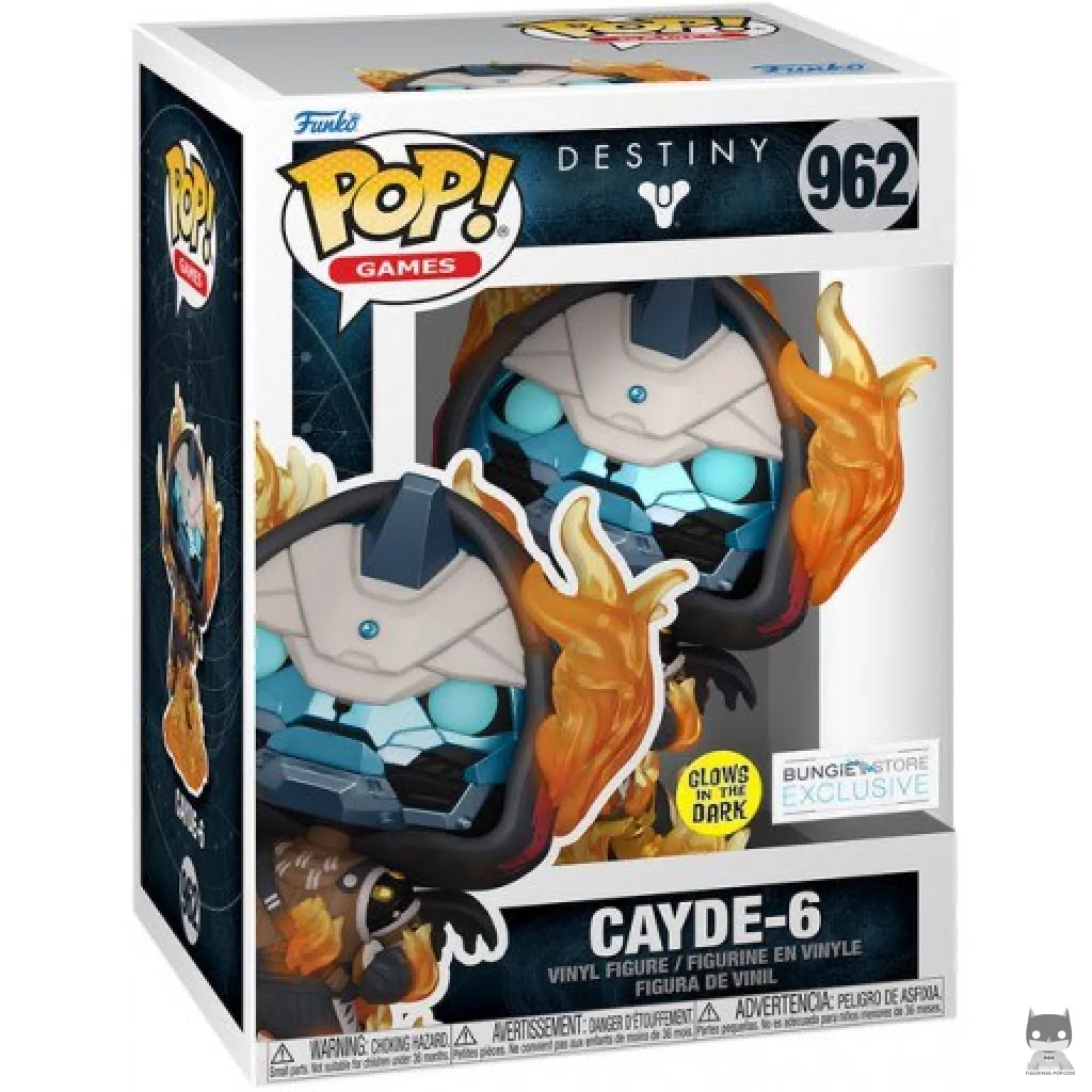 Figurine Funko POP Cayde-6 (Glow in the Dark) avec boîte