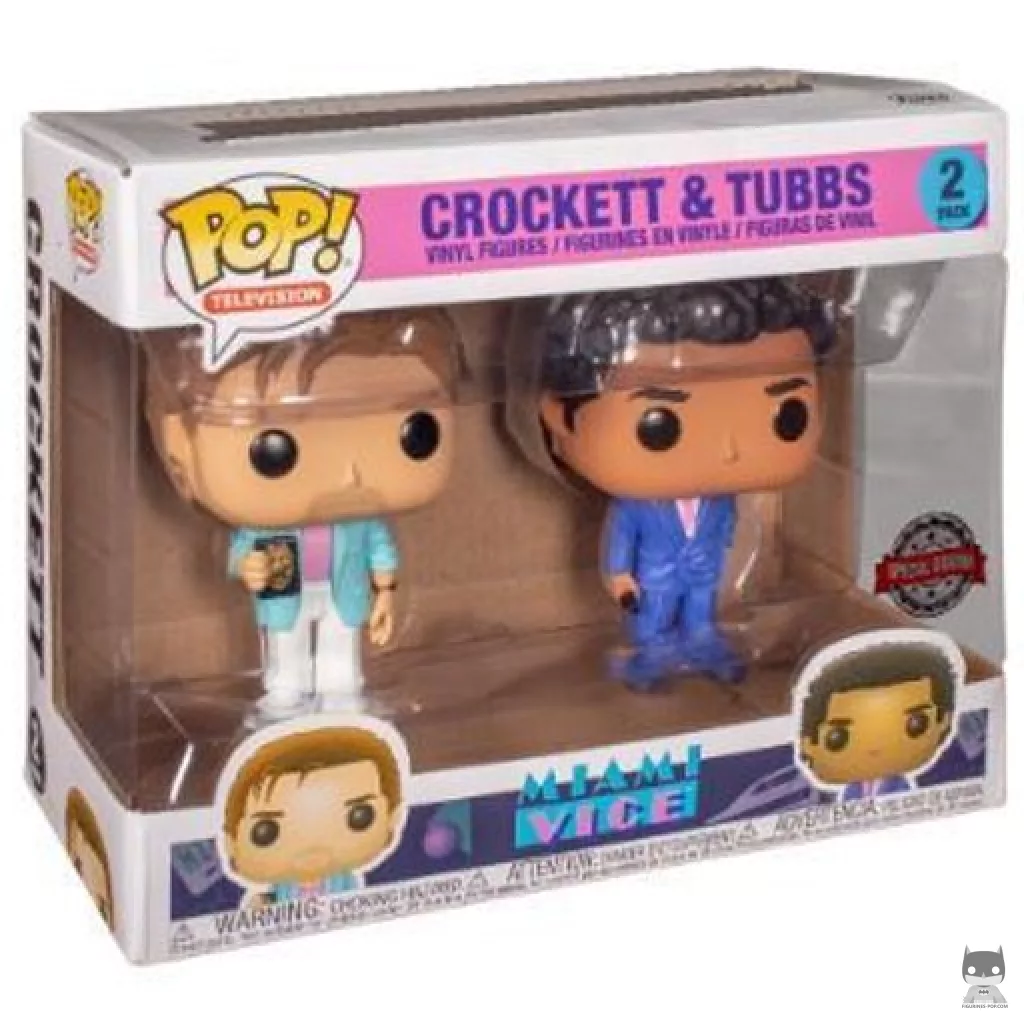 Figurine Funko POP Crockett & Tubbs avec boîte