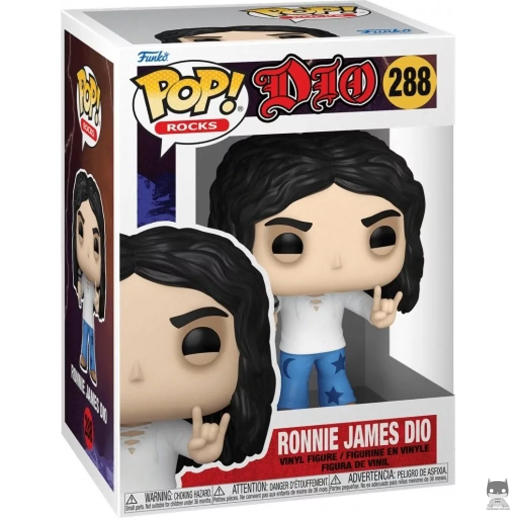 Figurine Funko POP Ronnie James Dio avec boîte