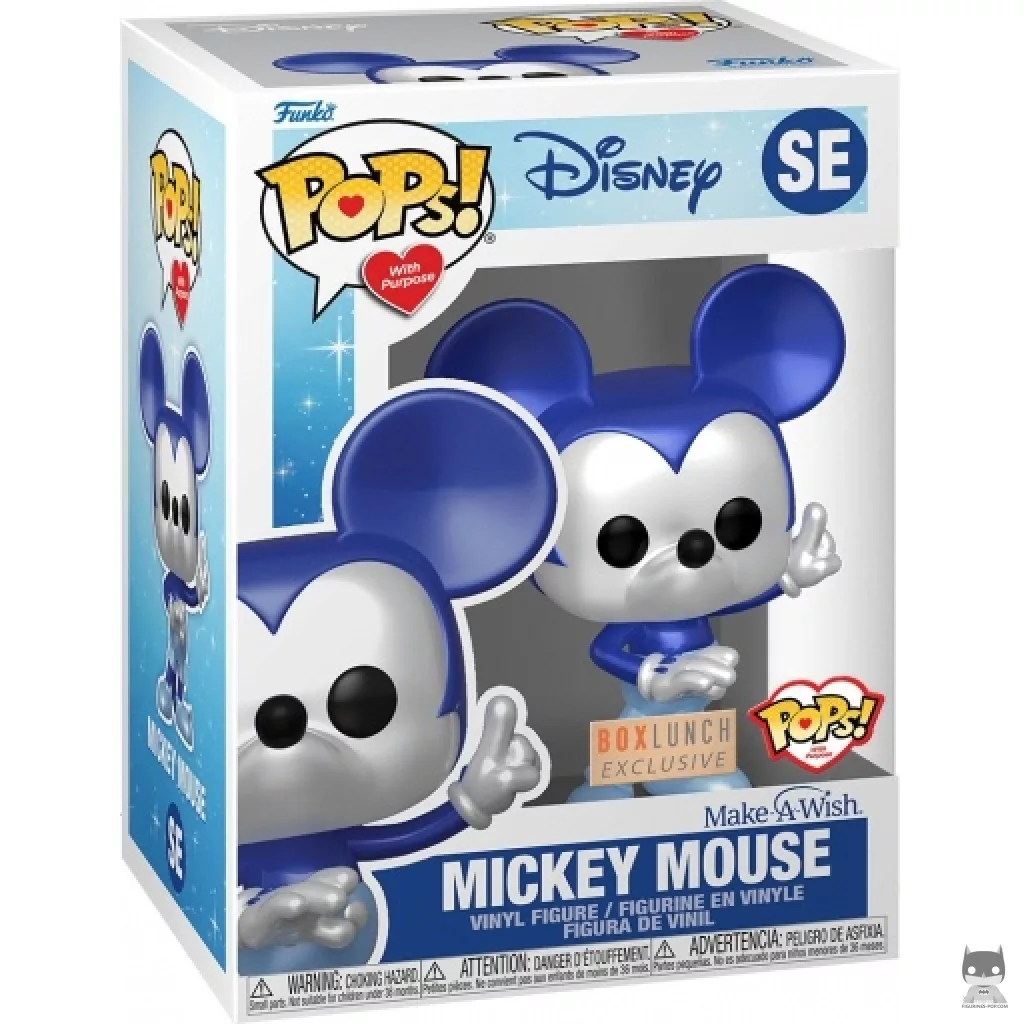 Figurine Funko POP Mickey Mouse (Metallic) avec boîte