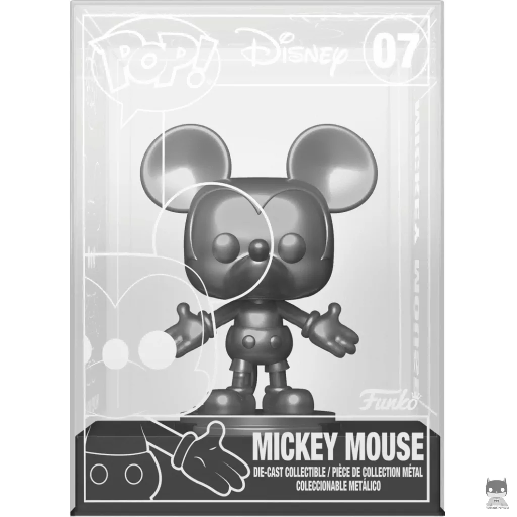 Figurine Funko POP Mickey Mouse (Chase & Metallic) avec boîte