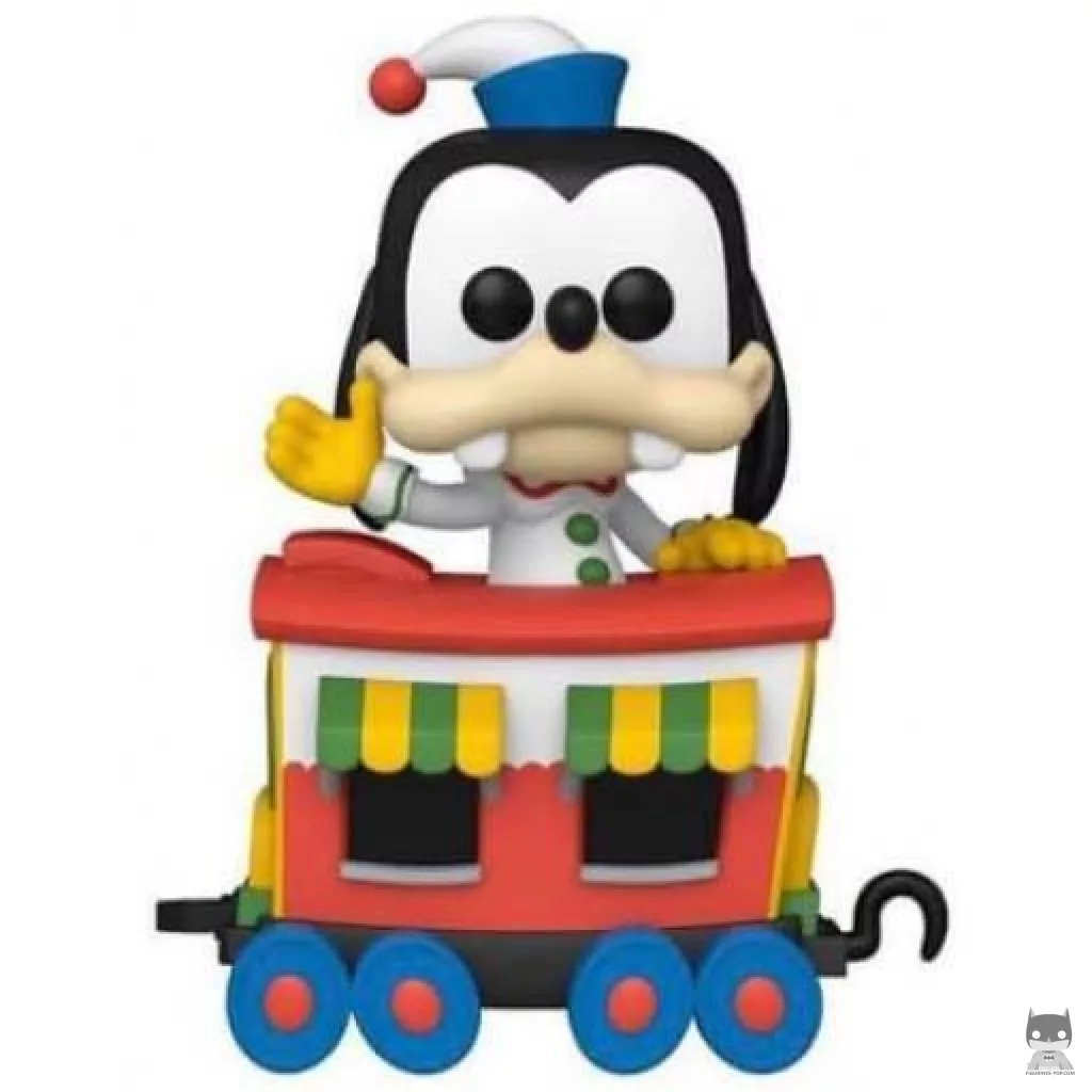 Figurine Funko POP Dingo dans le train du Cirque Casey Jr. (Disneyland 65ème Anniversaire)