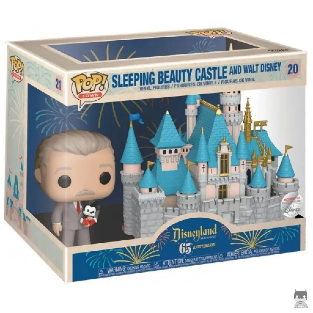 Figurine Funko POP Château de la Belle au Bois Dormant & Walt Disney avec boîte